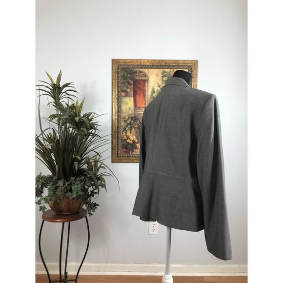 Tahari Arthur S Levine Women Jacket One Button Front Office Siren Preppy Sz 16 - Picture 4 of 10